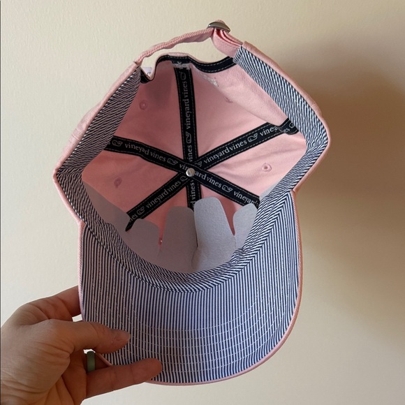 Vineyard Vines Pink Whale Logo Baseball Hat | Adjustable | NWT - Picture 4 of 5